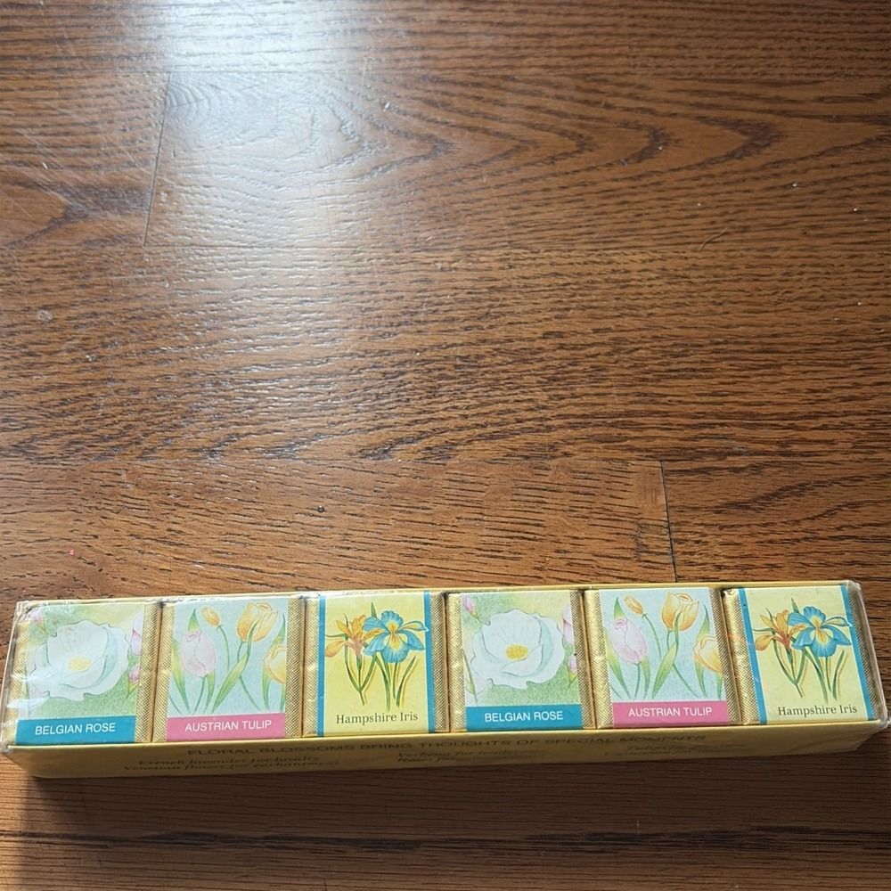 Vintage Country Floral by Ben Rickert English Bath Cubes Sealed 6wraps 12 Cubes
